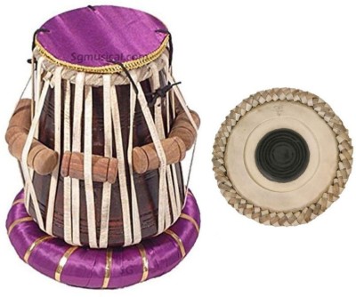 SG MUSICAL Dayan Tabla Dayan Tabla Skin(Puddi) JK03 Tabla(Dayan - 14 cm, Bayan - 22 cm)