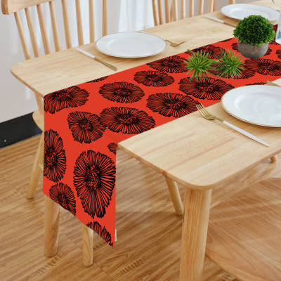 HOMADORN Multicolor 182 cm Reversible Table Runner(Cotton)