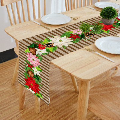 HOMADORN Multicolor 182 cm Reversible Table Runner(Cotton)