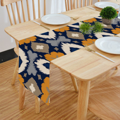 HOMADORN Multicolor 182 cm Reversible Table Runner(Cotton)