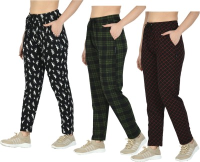 IndiWeaves Printed Women Multicolor Track Pants