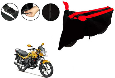 VTF Two Wheeler Cover for Hero(Passion Xpro, Black, Red)