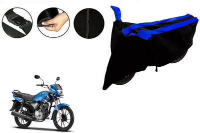 VTF Two Wheeler Cover for Yamaha(Saluto RX, Black, Blue)