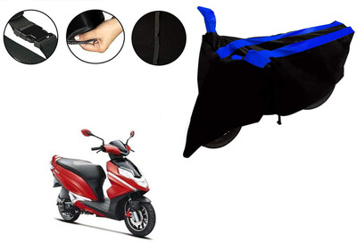 VTF Two Wheeler Cover for Hero(Black, Blue)