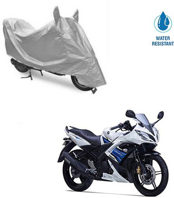 MOTOWORLD Two Wheeler Cover for Yamaha(YZF R15 S, Silver)
