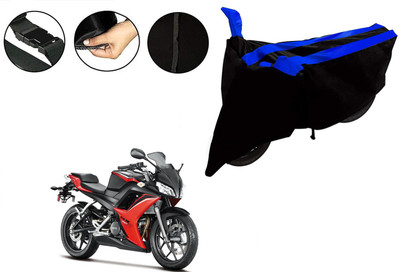 VTF Two Wheeler Cover for Hero(Black, Blue)