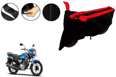 VTF Two Wheeler Cover for Yamaha(Saluto RX, Black, Red)