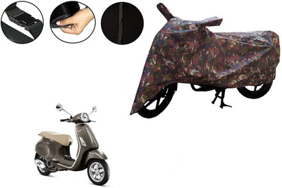 VTF Two Wheeler Cover for Piaggio(Vespa SXL 150, Green)