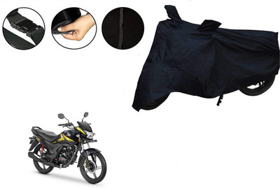 VTF Two Wheeler Cover for Honda(CB Shine SP, Black)