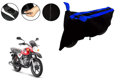 VTF Two Wheeler Cover for Bajaj(Boxer BM 150, Black, Blue)