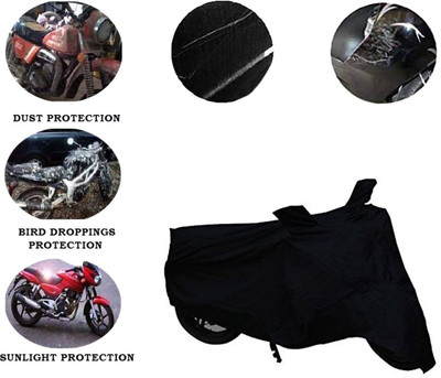 VTF Two Wheeler Cover for Bajaj(Pulsar 220F, Black)