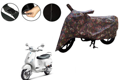VTF Two Wheeler Cover for Piaggio(Vespa VXL 125, Green)