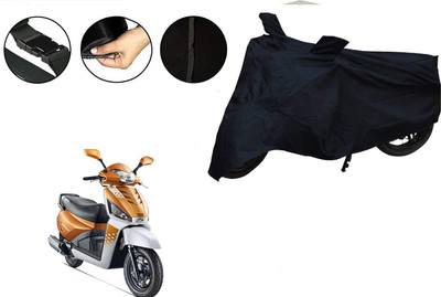 VTF Two Wheeler Cover for Mahindra(Gusto 125, Black)