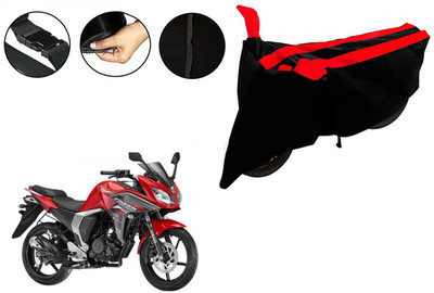 VTF Two Wheeler Cover for Yamaha(Fazer 25, Black, Red)