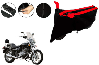VTF Two Wheeler Cover for Bajaj(Avenger 220 DTS-i, Black, Red)