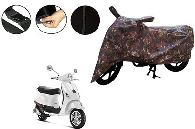 VTF Two Wheeler Cover for Piaggio(Vespa LX 125, Green)