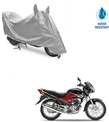 MOTOWORLD Two Wheeler Cover for Yamaha(Gladiator, Silver)