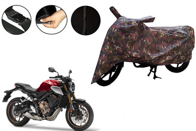 VTF Two Wheeler Cover for Honda(CB 400, Green)