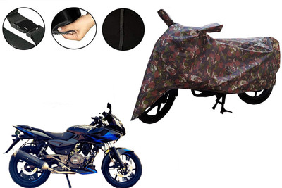 VTF Two Wheeler Cover for Bajaj(Pulsar 220 DTS-i, Green)