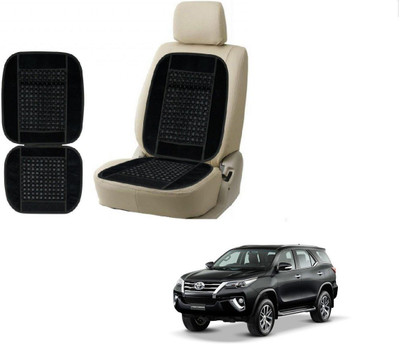 KOZDIKO Velvet Seating Pad For  Toyota Fortuner(Cars Black)