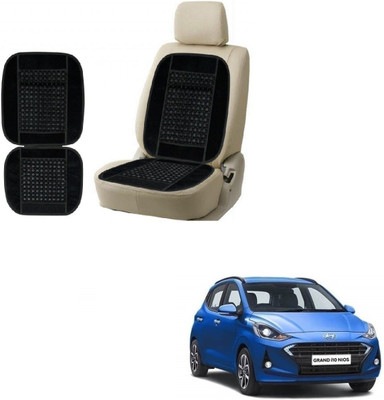 KOZDIKO Velvet Seating Pad For  Hyundai Grand i10(Cars Black)