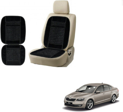KOZDIKO Velvet Seating Pad For  Skoda Octavia(Cars Black)