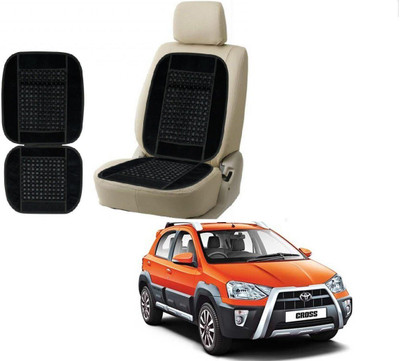 KOZDIKO Velvet Seating Pad For  Toyota Etios Cross(Cars Black)