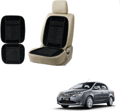KOZDIKO Velvet Seating Pad For  Toyota Etios(Cars Black)