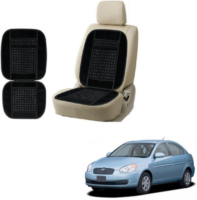 KOZDIKO Velvet Seating Pad For  Hyundai Verna(Cars Black)