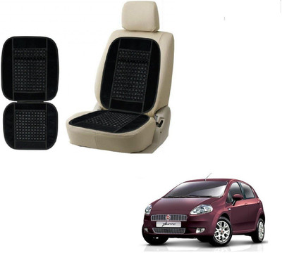 KOZDIKO Velvet Seating Pad For  Fiat Punto(Cars Black)