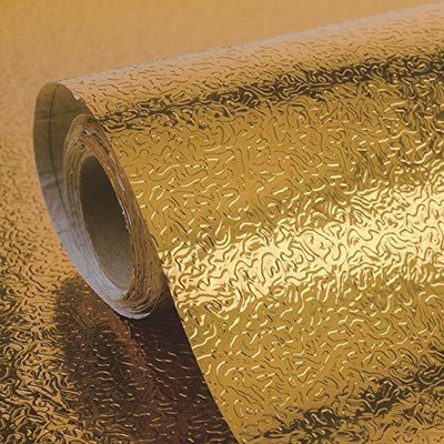 vachchrajempire Foils Decorative Gold Wallpaper(L x W: 200 cm x 60 cm)
