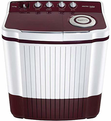 Voltas Beko 7 kg Semi Automatic Top Load Maroon
