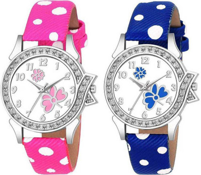 BRAIN WATCH NEW DIAL BUTTERFLYE PASTED AD DIAL COVERED SET OF TWO...