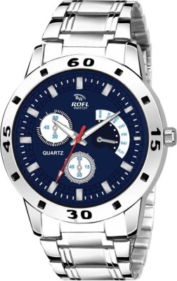 rofl RW-G506-CHRONO-BL Chronograph Style Sports Pattern Multi function Collection Analog Watch  - For Men