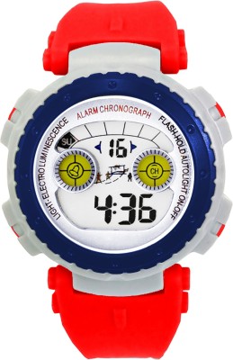 Time Up Sportzy Alarm & Backlight Multicolor Kids Digital Watch  - For Boys & Girls