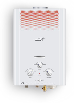 V-Guard Brio 6 L 6 L Gas Water Geyser(White)
