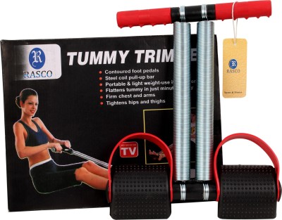 RASCO BRANDED AB EXERCISER DUAL SPRING Ab Exerciser(Red, Black, Silver)