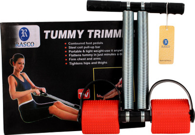 RASCO BRANDED AB EXERCISER DUAL SPRING Ab Exerciser(Red, Black, Silver)