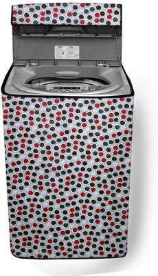 Nitasha Top Loading Washing Machine  Cover(Width: 56 cm, cream, red)