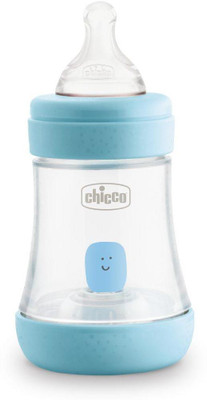 Chicco F.BOTTLE PERFECT5 PP BOY 150 SLOW SIL IN - 150 ml(Blue)