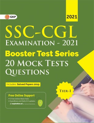 Ssc 2020 Combined Graduate Level Tier I Booster Test Series 20 Mock Tests(English, Paperback, unknown)