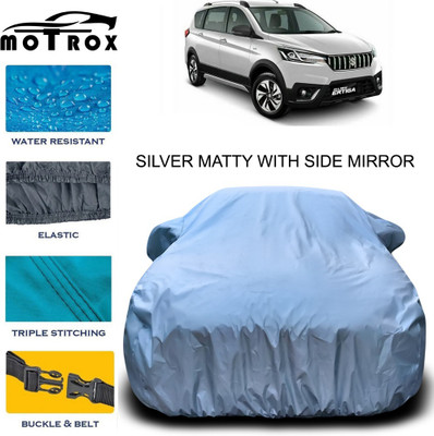 MoTRoX Car Cover For Maruti Suzuki Ertiga (With Mirror Pockets)(Silver)