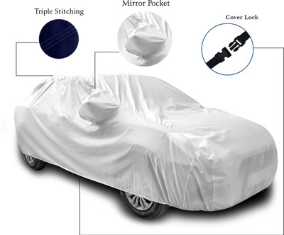 MoTRoX Car Cover For Maruti Suzuki Alto K10 (With Mirror Pockets)(Silver)