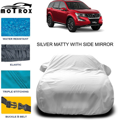 MoTRoX Car Cover For Mahindra XUV 500 (With Mirror Pockets)(Silver)