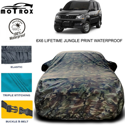 MoTRoX Car Cover For Mahindra Xylo (With Mirror Pockets)(Green)