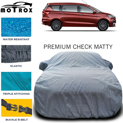 MoTRoX Car Cover For Maruti Suzuki Ertiga (With Mirror Pockets)(Grey)