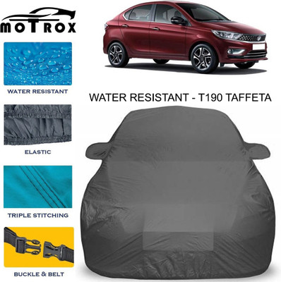 MoTRoX Car Cover For Tata Tigor (With Mirror Pockets)(Grey)