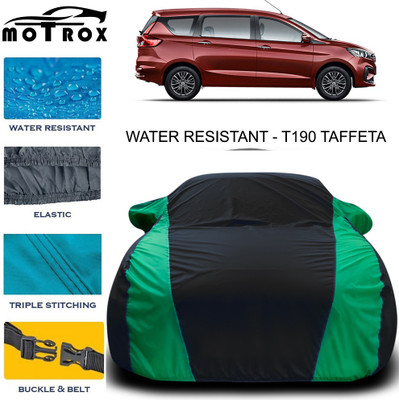 MoTRoX Car Cover For Maruti Suzuki Ertiga (With Mirror Pockets)(Green)
