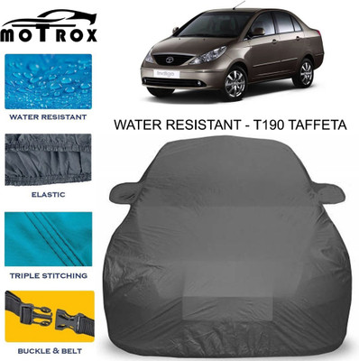 MoTRoX Car Cover For Tata Indigo CS (With Mirror Pockets)(Grey)