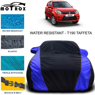 MoTRoX Car Cover For Maruti Suzuki Alto 800 (With Mirror Pockets)(Blue)